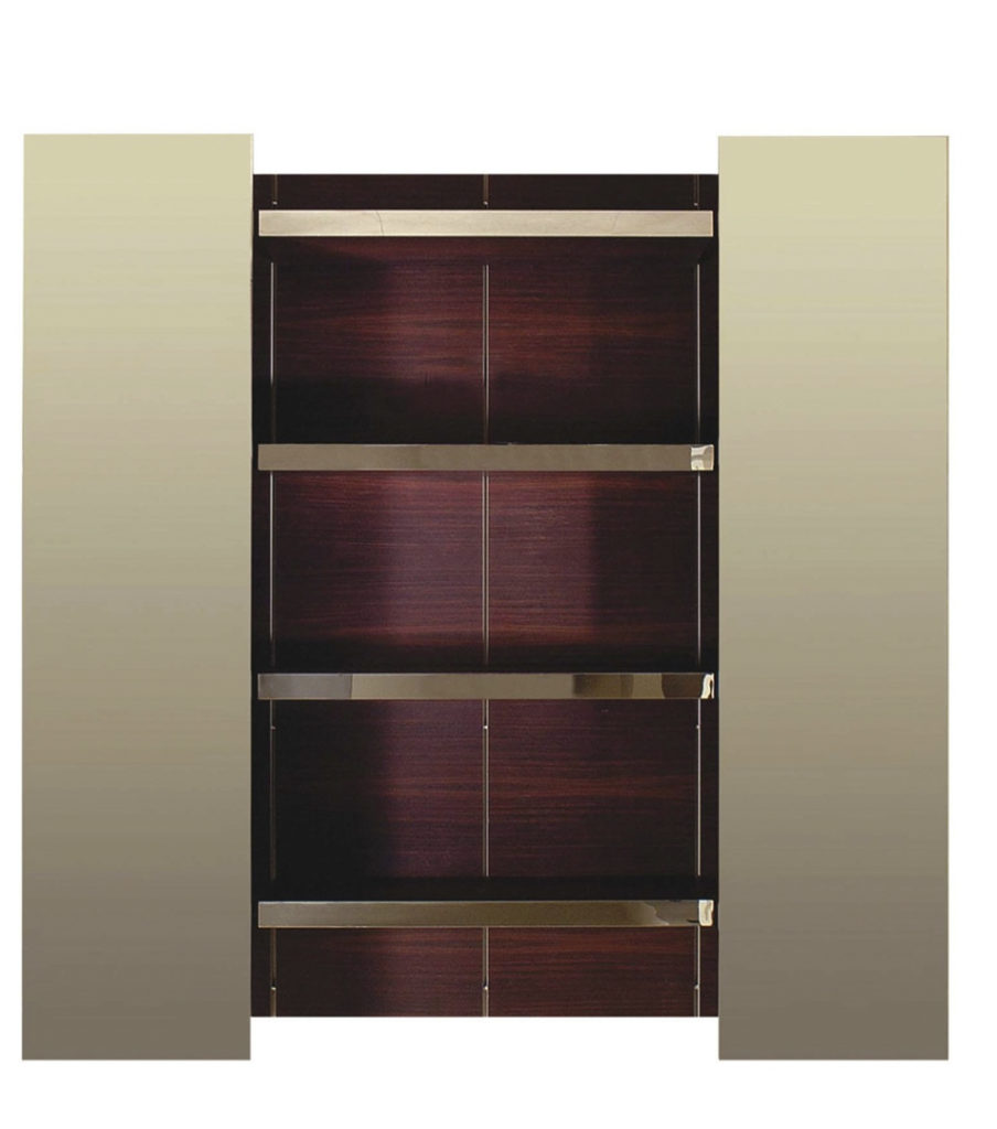 Strato_design_suspended_tall cabinet_mirror stainless steel_Rosewood_01b
