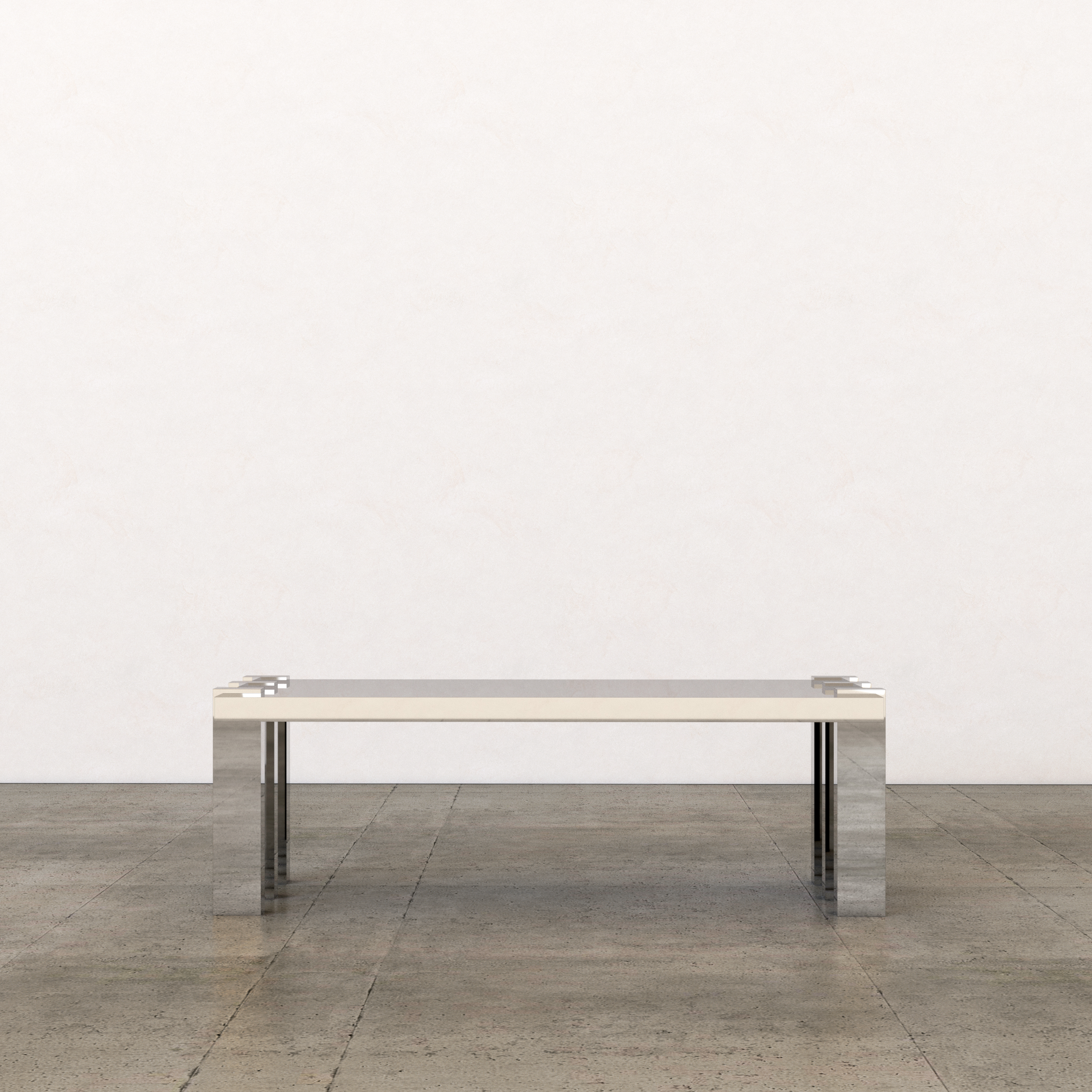 Table Akros_mirro stainless steel_1