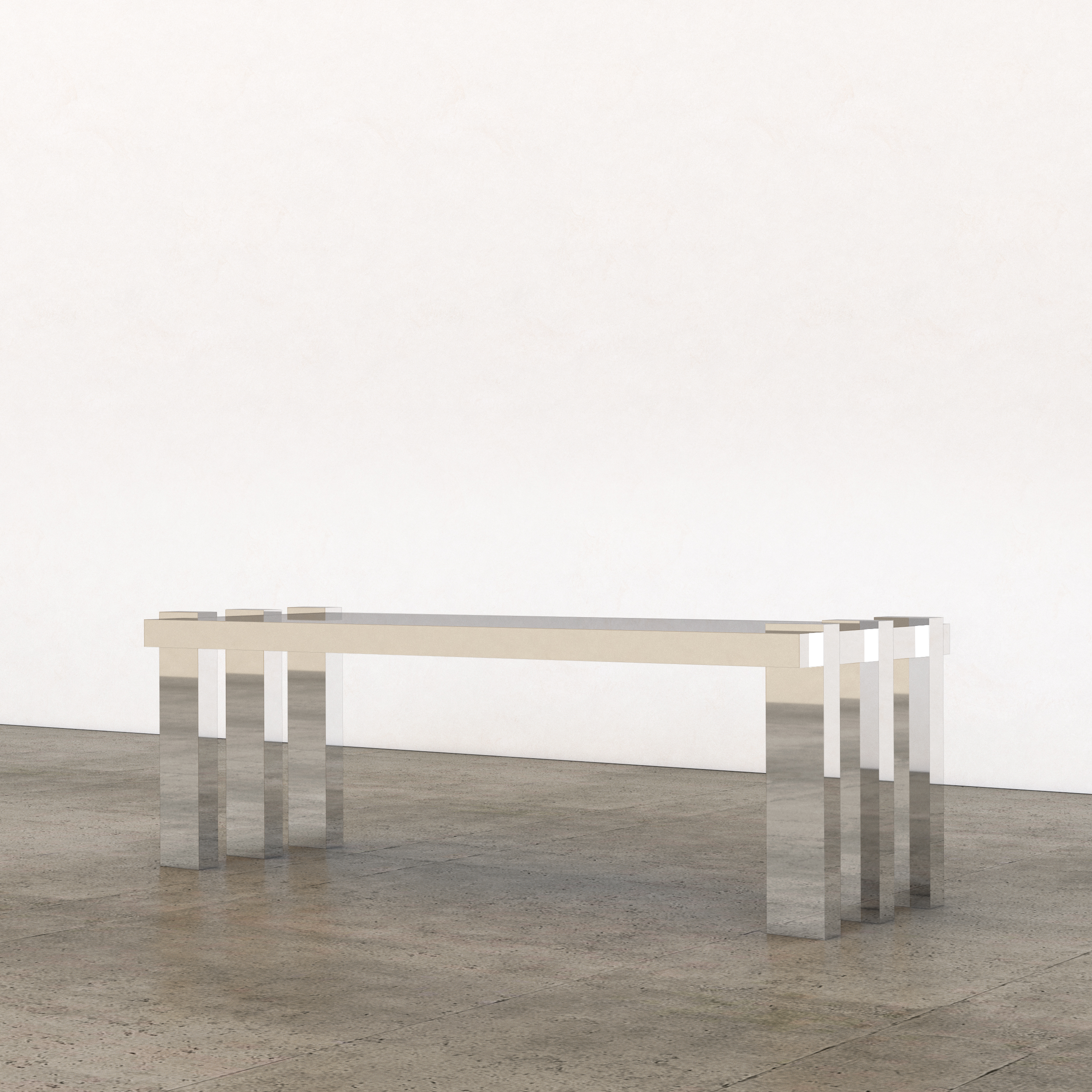 Table Akros_mirror stainless steel_2